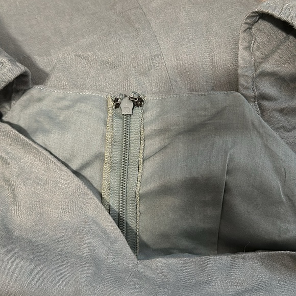 BODEN Linen Sweetheart Neckline Dress - Picture 6 of 6